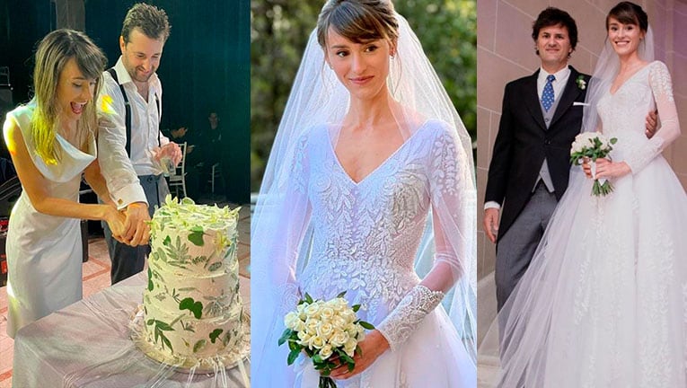 El glamoroso casamiento de la actriz Katja Martínez, hija de Ciro, por dentro: súper vestido, emoción y diversión