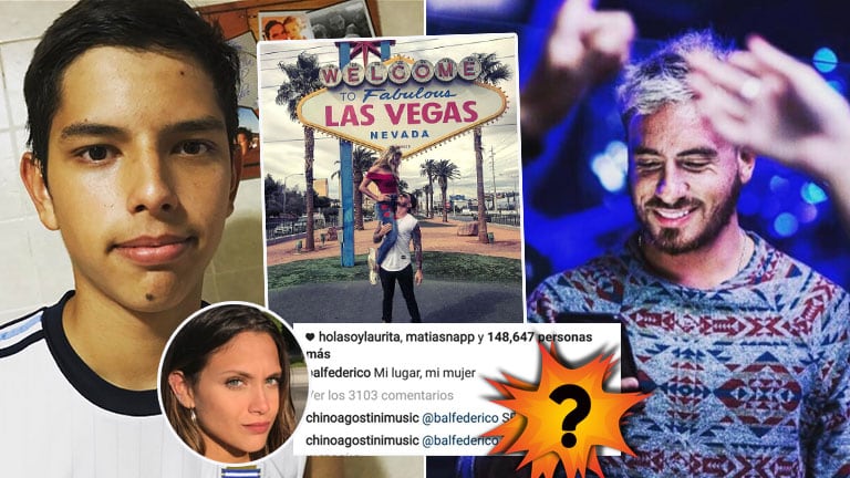 El hermano de Barbie Vélez comentó una foto que Fede Bal subió a Instagram