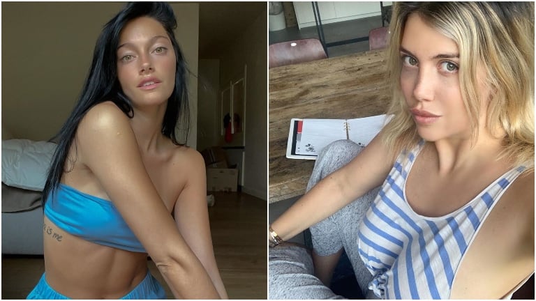 El ida y vuelta buena onda de Wanda Nara con Oriana Sabatini (Fotos: Instagram)