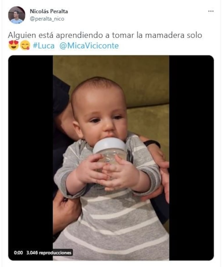 El increíble avance de Luca Cubero, con solo cuatro meses de edad: "Estás aprendiendo"