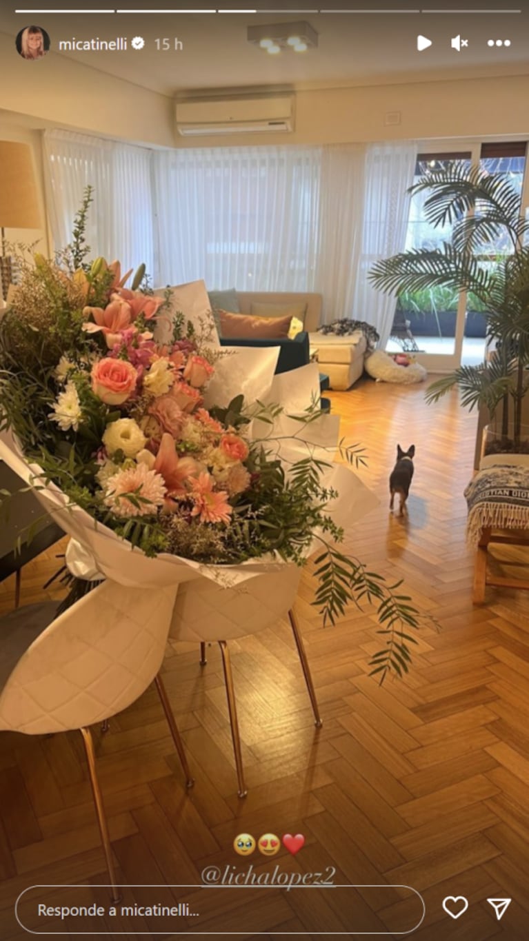 El increíble regalo de Licha López a Mica Tinelli por el cuarto aniversario