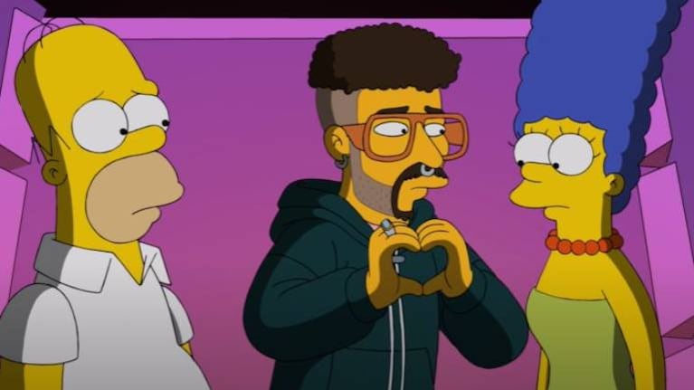 El inédito consejo de Bad Bunny a Homero Simpson