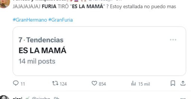 El inesperado comentario de Furia de Gran Hermano 2023 al ver al amigo de Martín Ku: fue viral y meme