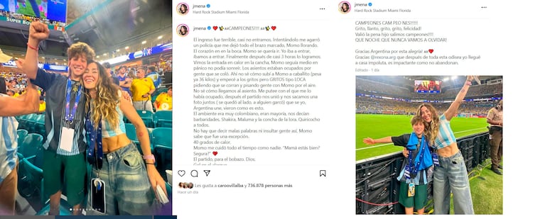 El inesperado comentario de Jimena Barón sobre Shakira tras la final de la Copa América