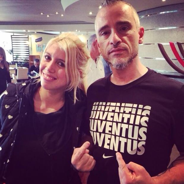 El insólito encuentro de Wanda Nara y Eros Ramazzotti en el gimnasio. (Foto: Twitter)