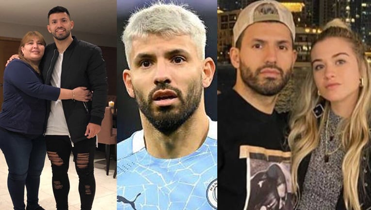 El Kun Agüero, fuera de las canchas por su arritmia: los conmovedores posteos de su novia y su mamá apoyándolo.