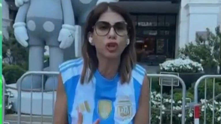 El mal momento de Majo Martino en la final de la Copa América: “Me robaron todo”