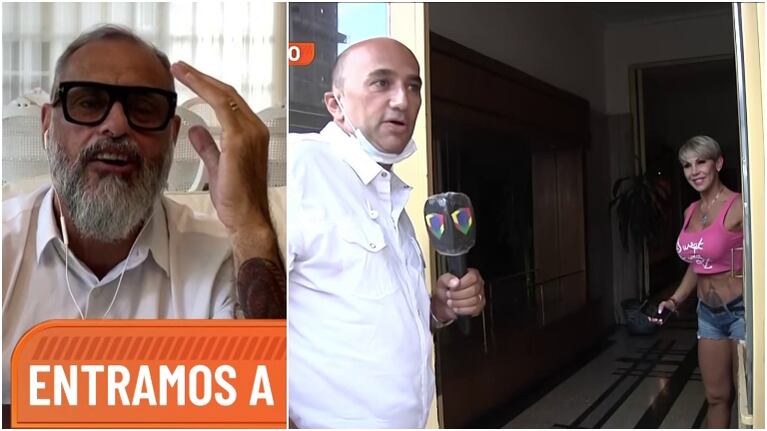 El mea culpa de Rial tras la polémica entrevista a Mónica Farro en Intrusos (Fotos: Capturas)