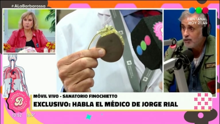 El médico de Jorge Rial explicó cómo funciona el dispositivo que le colocaron en el corazón al conductor 