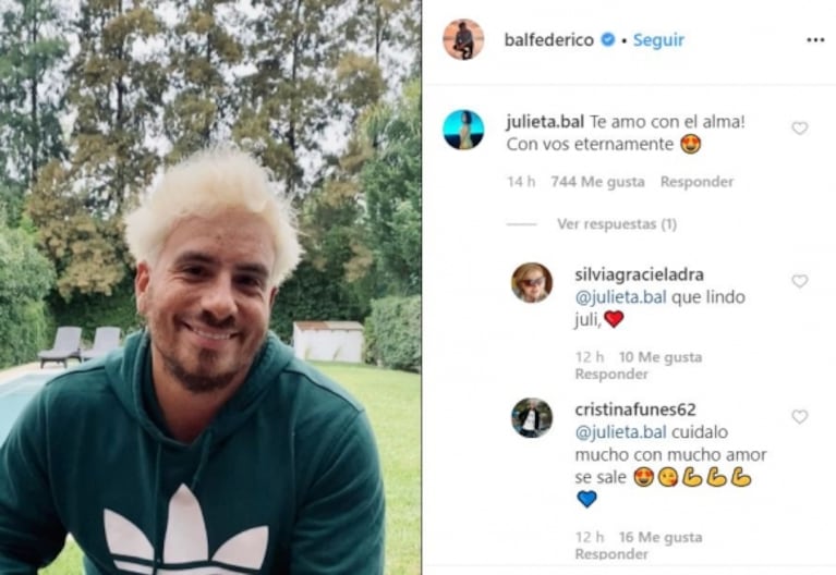 El mensaje de Julieta Bal a su hermano, tras contar que le detectaron cáncer: "Te amo con el alma"