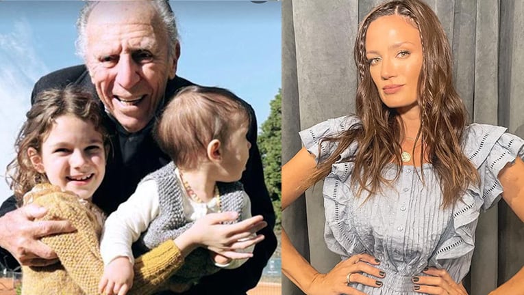 El mensaje de Paula Chaves a su abuelo, que se mudó a su casa.