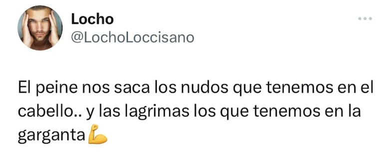 El misterioso posteo de Locho Loccisano que reviva los rumores de crisis con Majo Martino