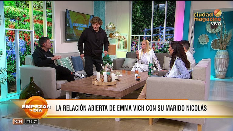 El momento en que Emma Vich se fue de Empezar el Día.