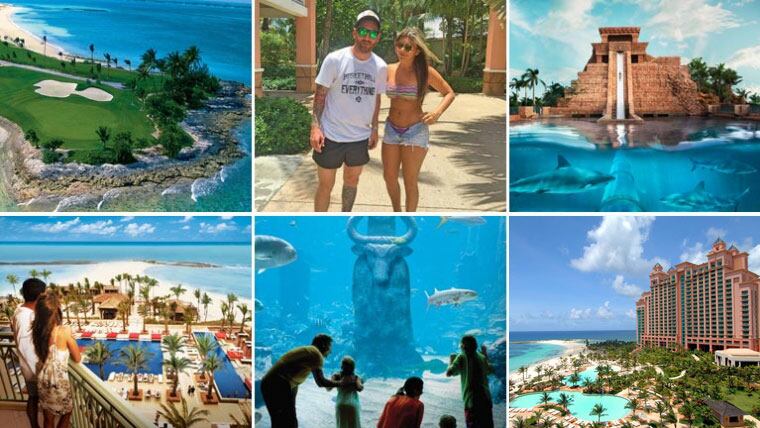 El paradisíaco hotel de Bahamas donde Lionel Messi descansa junto a su familia.