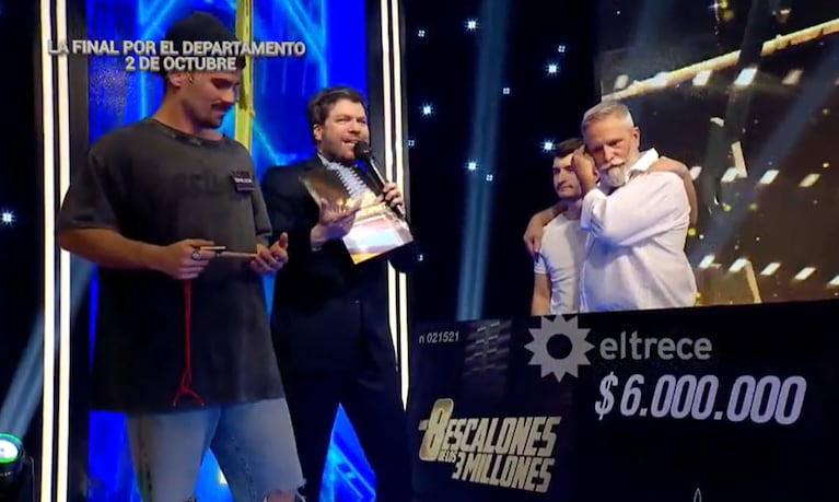 El participante de Los 8 escalones que ganó 6 millones de pesos pero se fue decepcionado