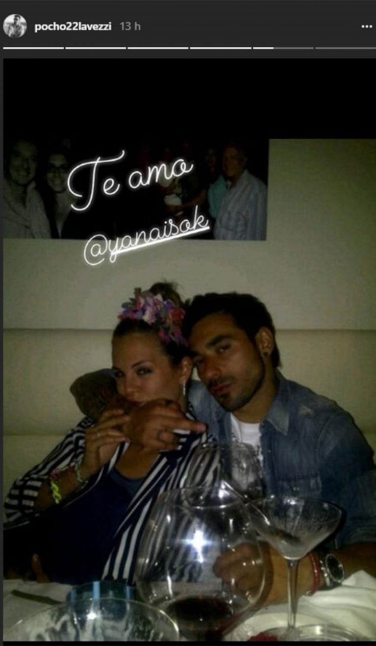 El particular saludo del Pocho Lavezzi a Yanina Screpante por su cumpleaños: "Te amo, atorranta"