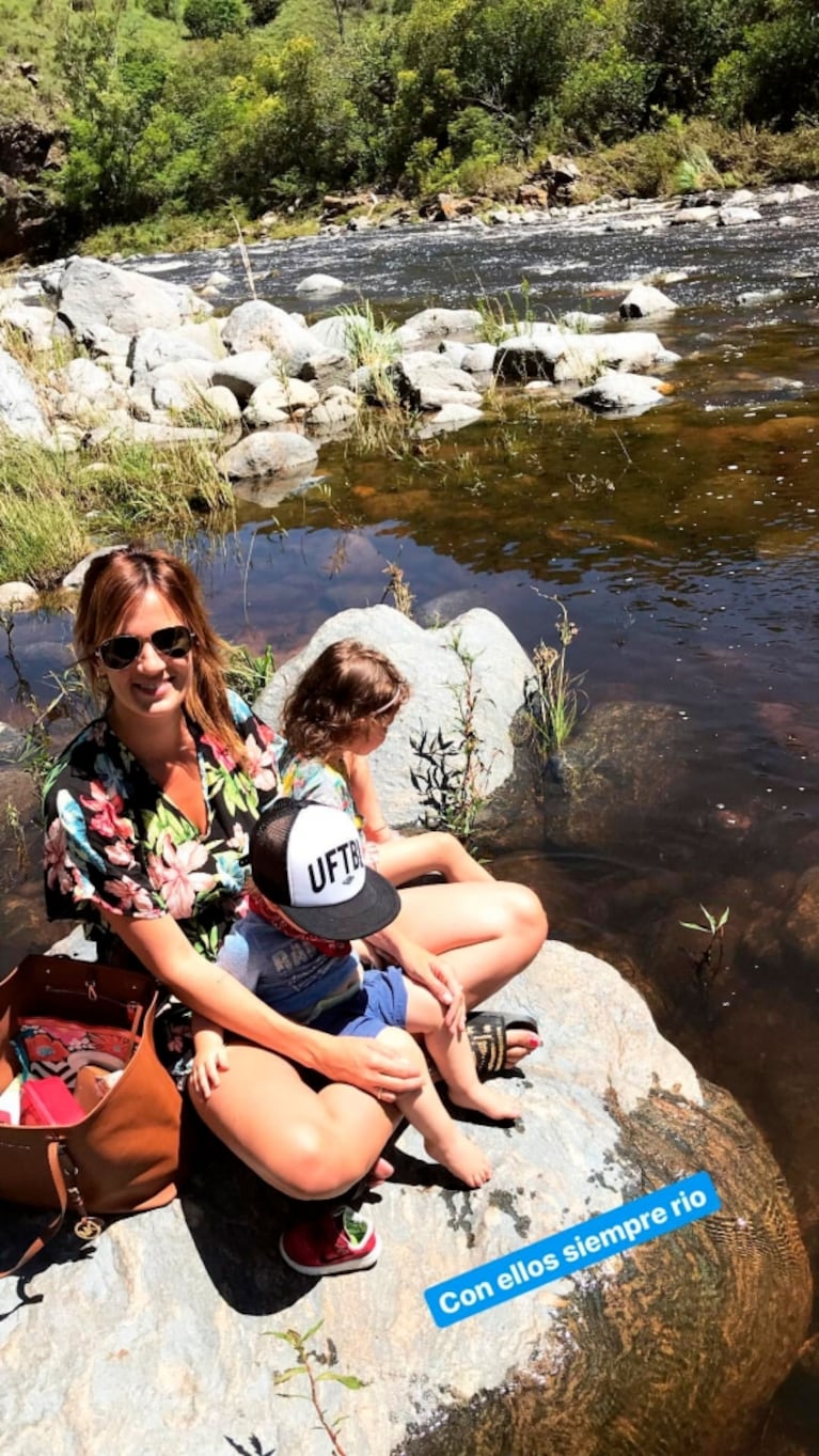 El paseo de Paula Chaves y Pedro Alfonso por las sierras cordobesas junto a sus hijos: "Más, no puedo pedir" 