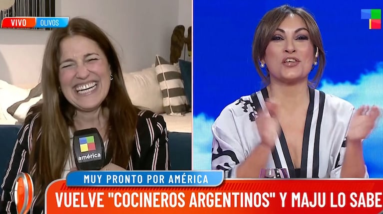 El picante chiste de Maju Lozano sobre Rolando Barbano, tras el desplante a Marina Calabró