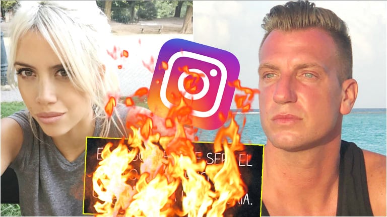 El picantísimo mensaje de Maxi López, en medio de su escándalo con Wanda Nara (Fotos: Instagram)