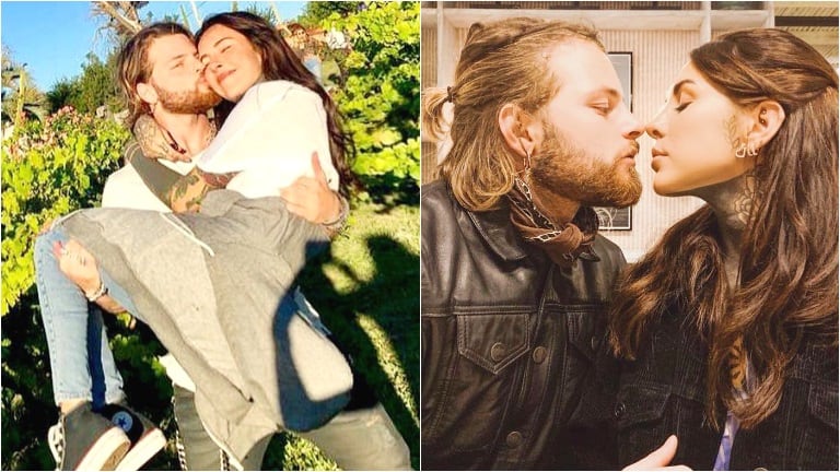 El pícaro comentario del novio de Cande Tinelli al ver una foto de ellos en un viñedo (Fotos: Instagram)