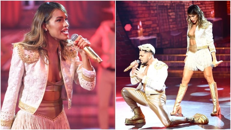 El piropo hot de una participante del Cantando tras ver a Agustina Agazzani en la pista (Fotos: Instagram)