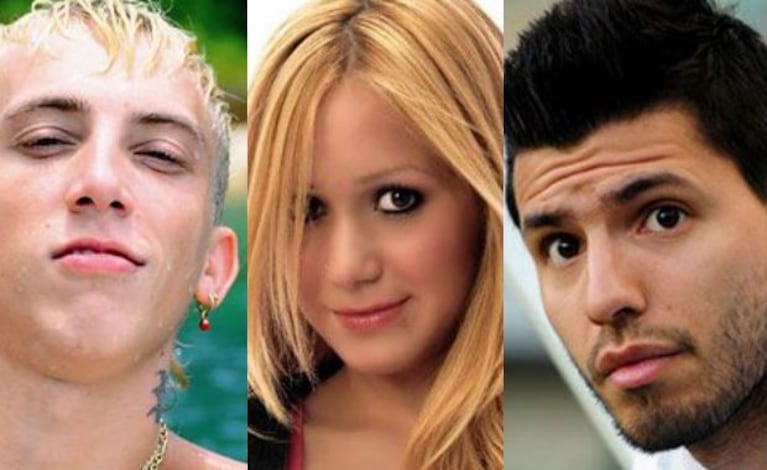 El Polaco, La Princesita y El Kun Agüero. (Fotos: Web)