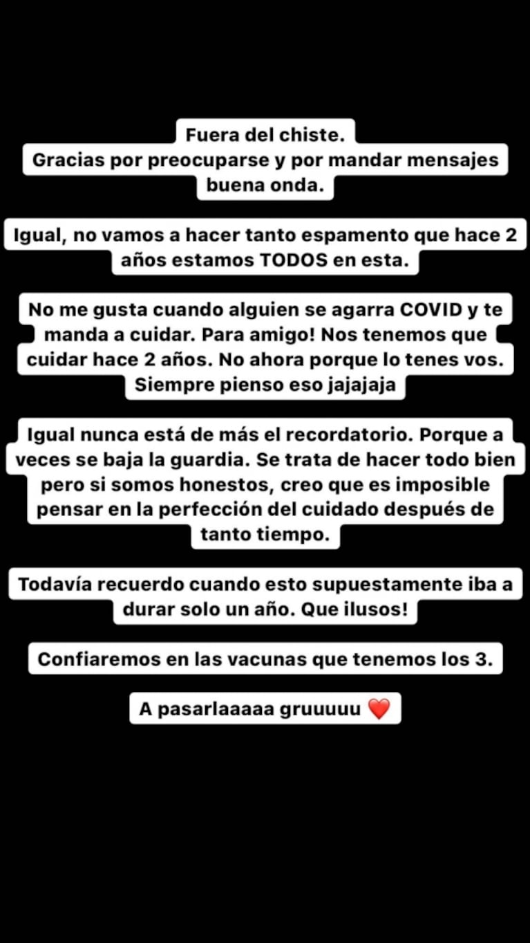 El Pollo Álvarez dio positivo de covid: "Por ahora me siento muy mal, pero espero estar mejor"