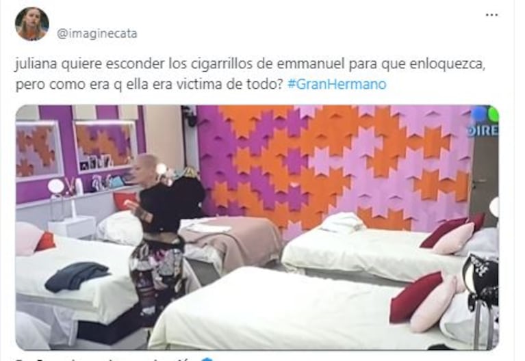 El posteo sobre la decidión de Furia respecto a Emma (Foto: Twitter)