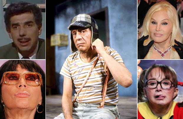 El profesor Jirafales, Susana Giménez, Moria Casán y la Chilindrina despidieron al Chespirito en Twitter. (Foto: web)