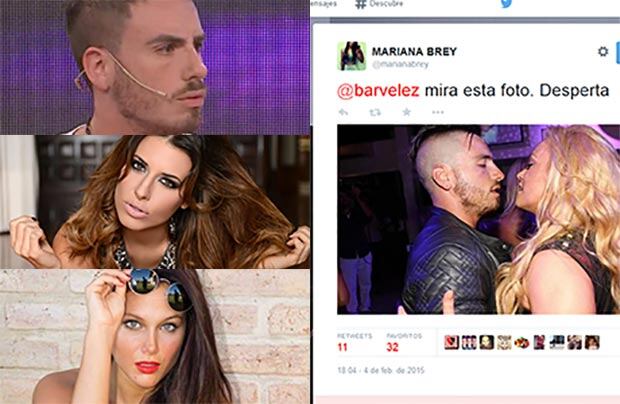 El punzante tweet de Mariana Brey que enfureció a Federico Bal. (Fotos: Web, Ciudad.com y Twitter)