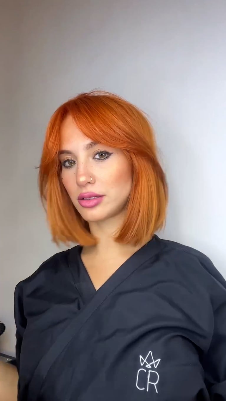 Flor Vigna pasó por la peluquería y mostró su cambio de look extremo, a ...