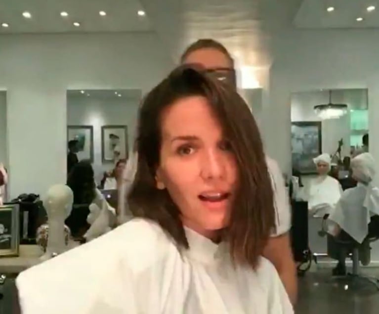 El radical cambio de look de Natalia Oreiro: el video con el que presentó su nuevo corte 