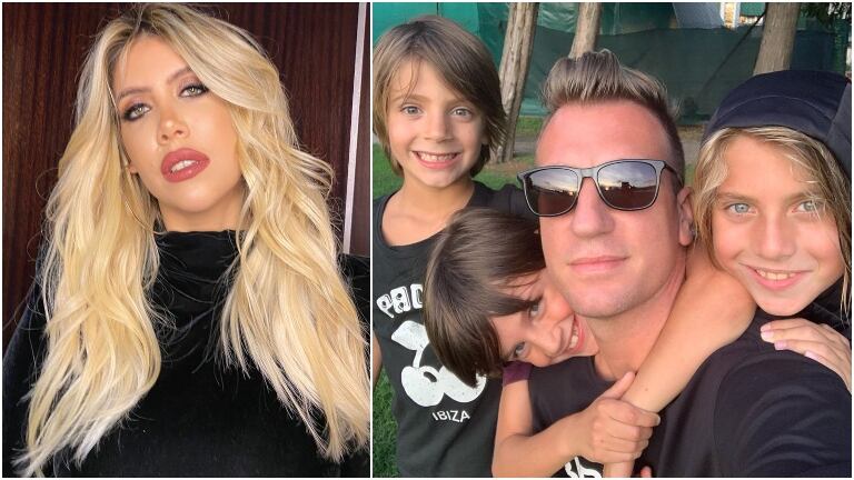 El reclamo de Maxi López a Wanda Nara en medio de la cuarentena (Fotos: Instagram)