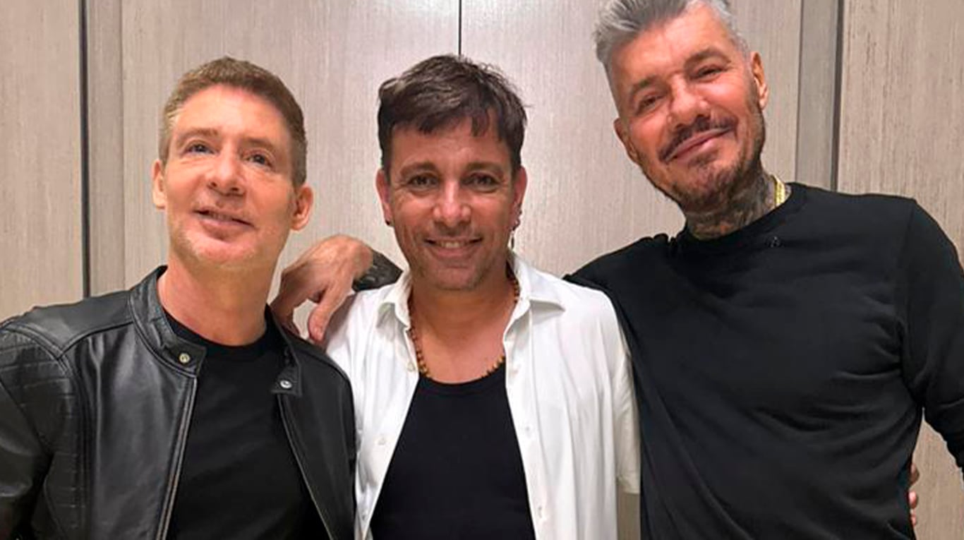 El reencuentro de Adrián Suar y Marcelo Tinelli en el cumpleaños de Martín Bossi 