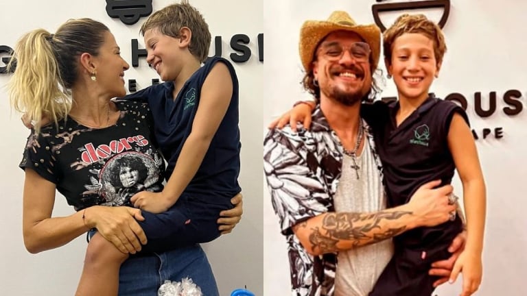 El reencuentro de Jimena Barón y Daniel Osvaldo en el cumple de su hijo en común, Momo (Fotos: Instagram y Captura de Instagram Stories)