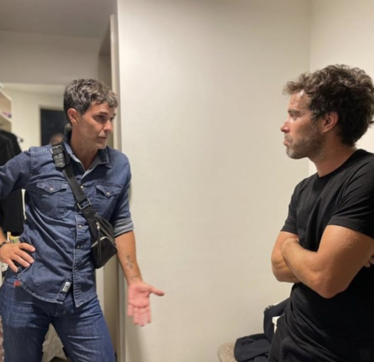 El reencuentro de Nico Cabré y Mariano Martínez tras las versiones de pelea: "Qué lindo verte"
