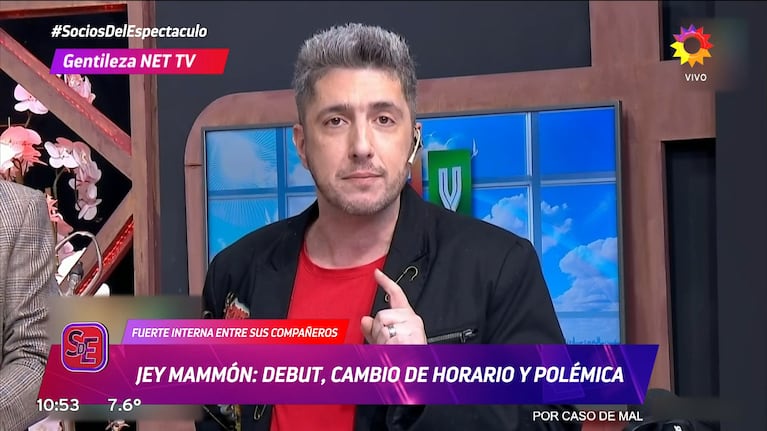 El regreso de Jey Mammon a la TV. Fuente: Captura de imagen de video subida por Socios del Espectáculo.