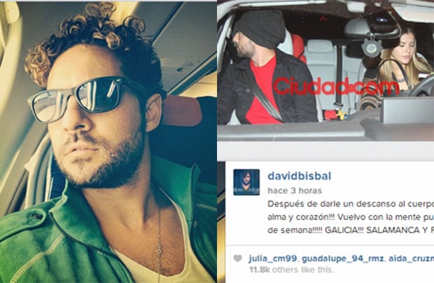 El romántico mensaje de Bisbal para la China Suárez tras su viaje relámpago. (Fotos: Instagram y Ciudad.com)