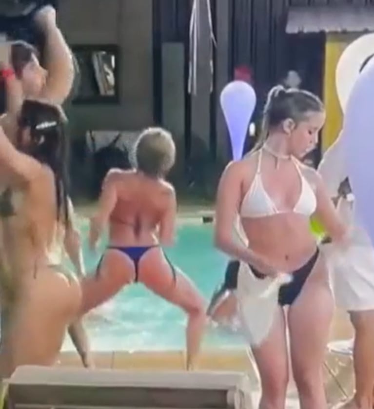 El sensual baile de Isabel en Gran Hermano 2023: microbikini, cabello húmedo y mucho ritmo