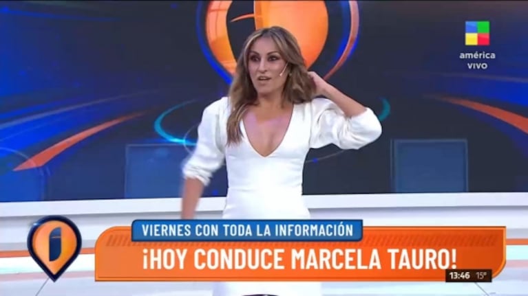 El sensual baile de Marcela Tauro al ritmo de Jennifer Lopez al conducir Intrusos por primera vez