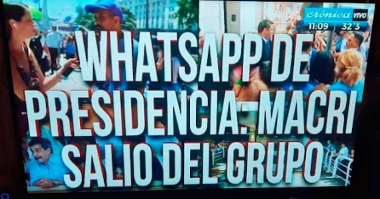 El show de placas de Crónica TV durante la transición presidencial de Mauricio Macri a Alberto Fernández