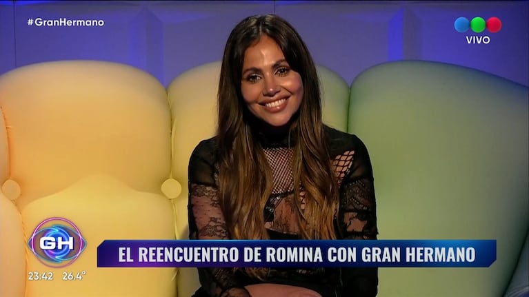 El sincericidio sin filtro de Romina Uhrig tras ingresar de sorpresa a Gran Hermano: “Ay, el sillón tiene...”