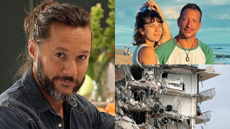  El solidario gesto de Diego Torres con Nico Vázquez y Accardi tras salvarse del derrumbe en Miami (Fotos: Web)