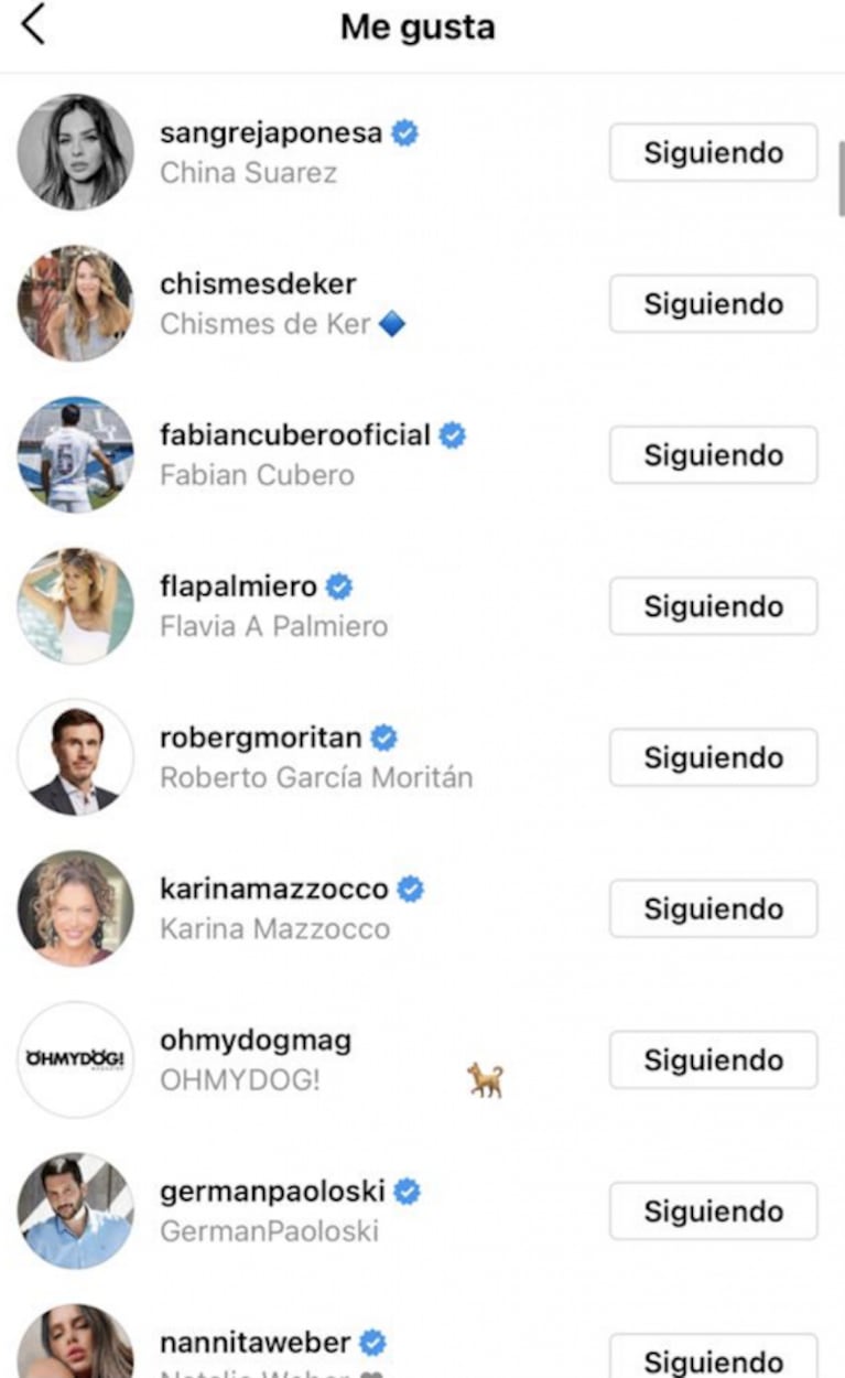 El sorpresivo ida y vuelta de Pampita con la China Suárez en las redes: se likearon las fotos de sus hijos 