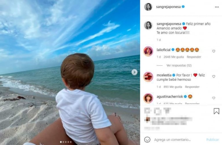 El sorpresivo ida y vuelta de Pampita con la China Suárez en las redes: se likearon las fotos de sus hijos 