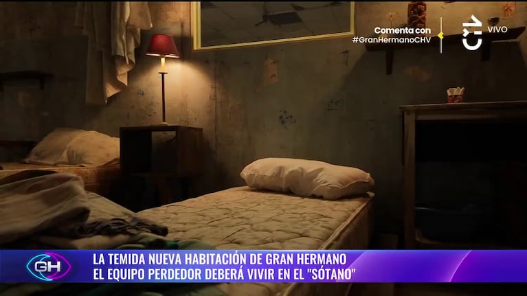 El sótano de Gran Hermano Chile.