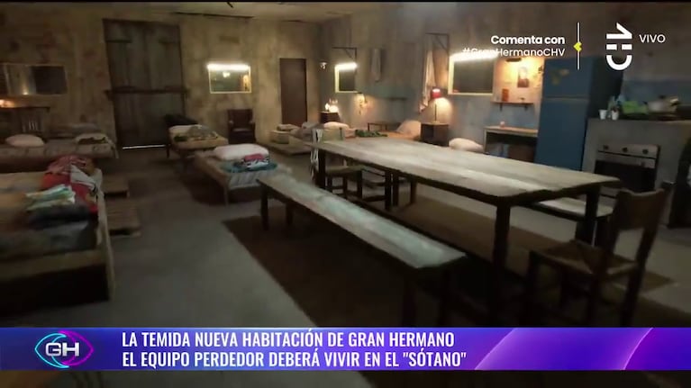 El sótano de Gran Hermano Chile.