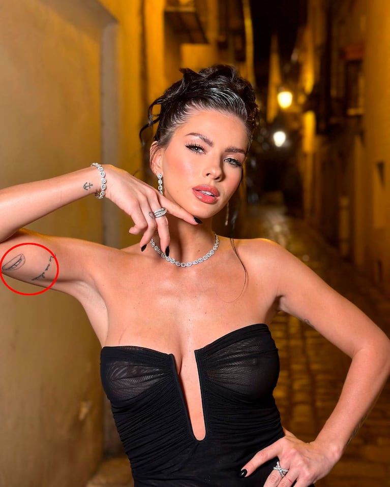 El tatuaje secreto que China Suárez se habría hecho por Rusherking: las fotos 