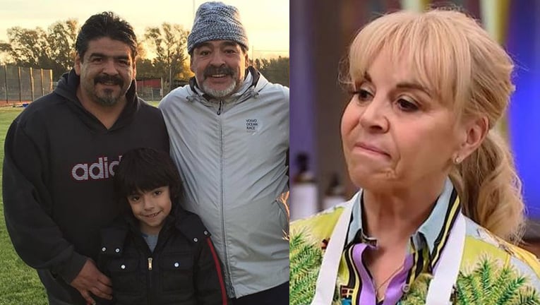 El tierno mensaje de Claudia Villafañe por la muerte de Hugo Maradona.