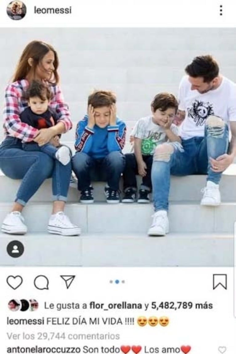 El tierno posteo de Lionel Messi para Antonela Roccuzzo por el Día de la Madre español